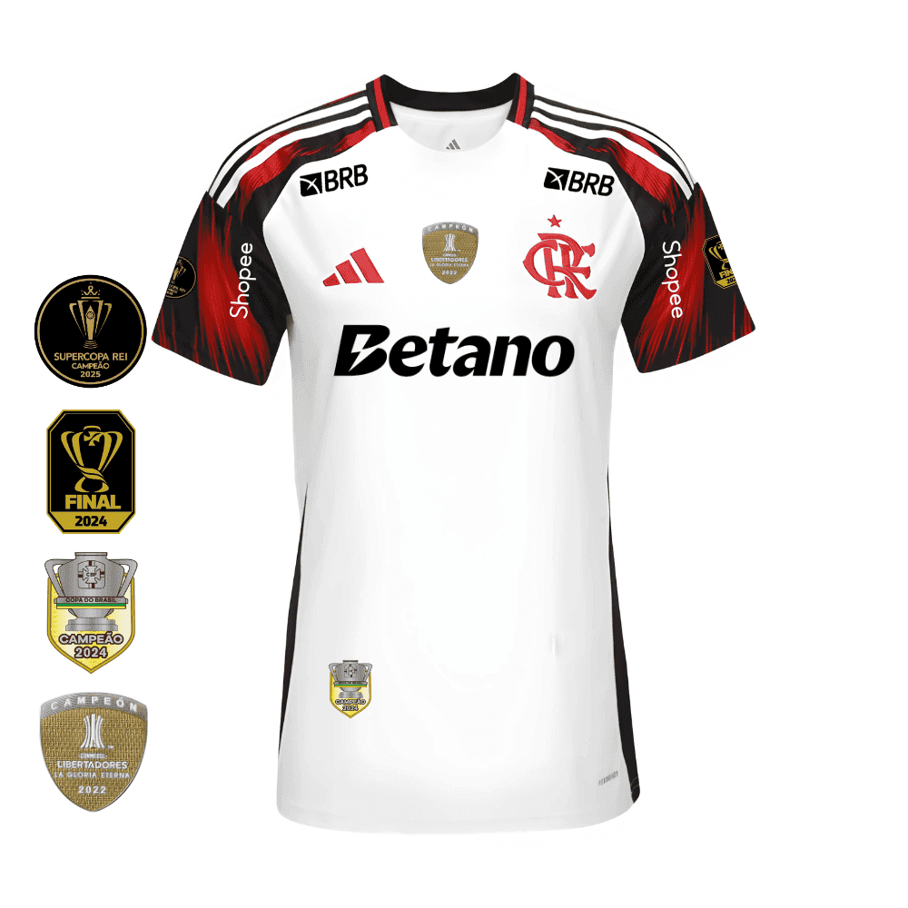 Manto Vermelho e Preto | Pré Jogo 2025 | Brasileirão Com Patrocínios